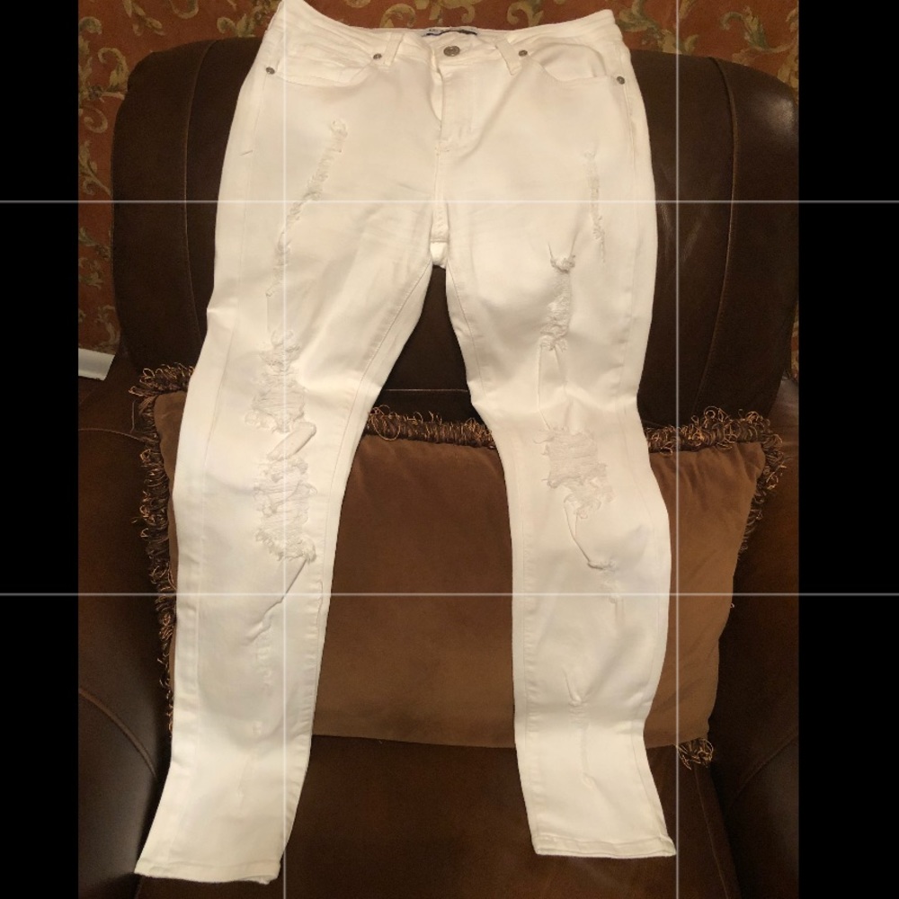 White jeans
